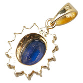 K18YG イエローゴールド サファイア1.29ct ダイヤ0.25ct ペンダントトップ レディース 【中古】